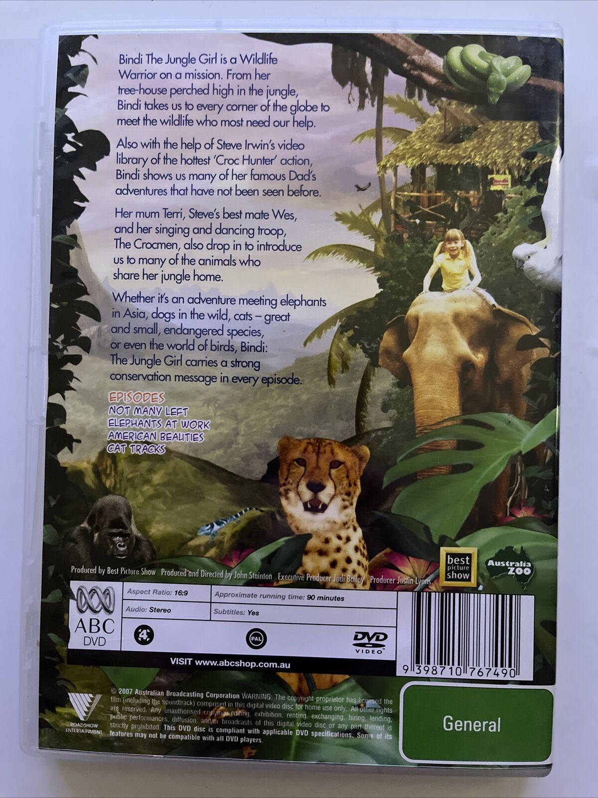 Bindi - The Jungle Girl (DVD, 2007) Region 4