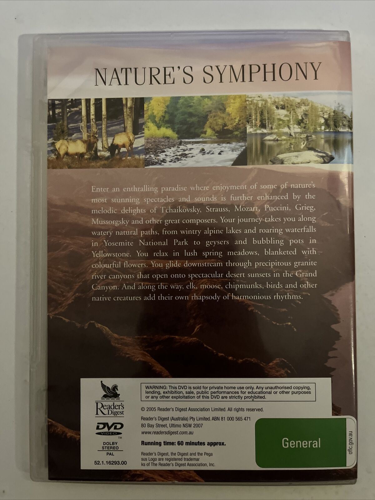 Nature's Symphony's - A Musical Celebration in Nature (DVD) Readers Digest