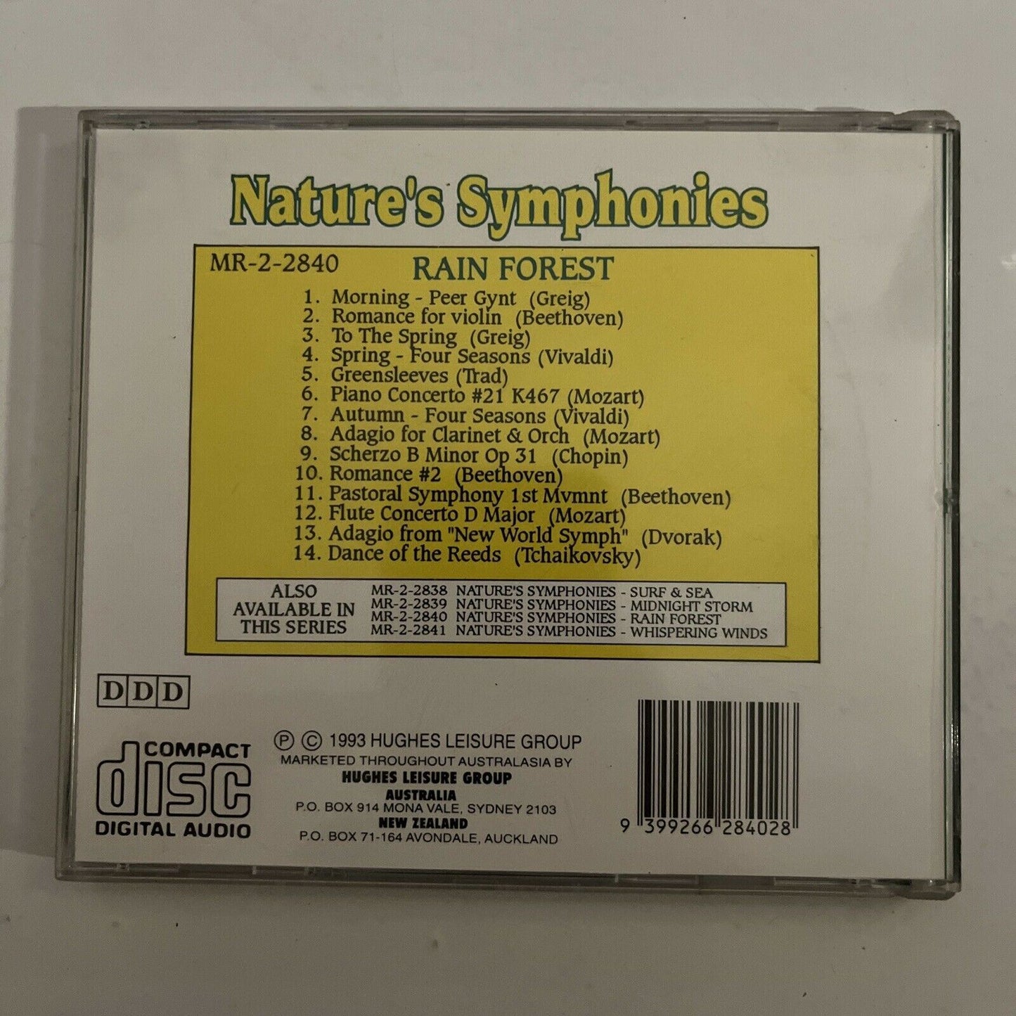 Nature's Symphonies - Rain Forest (CD, 2003) Album