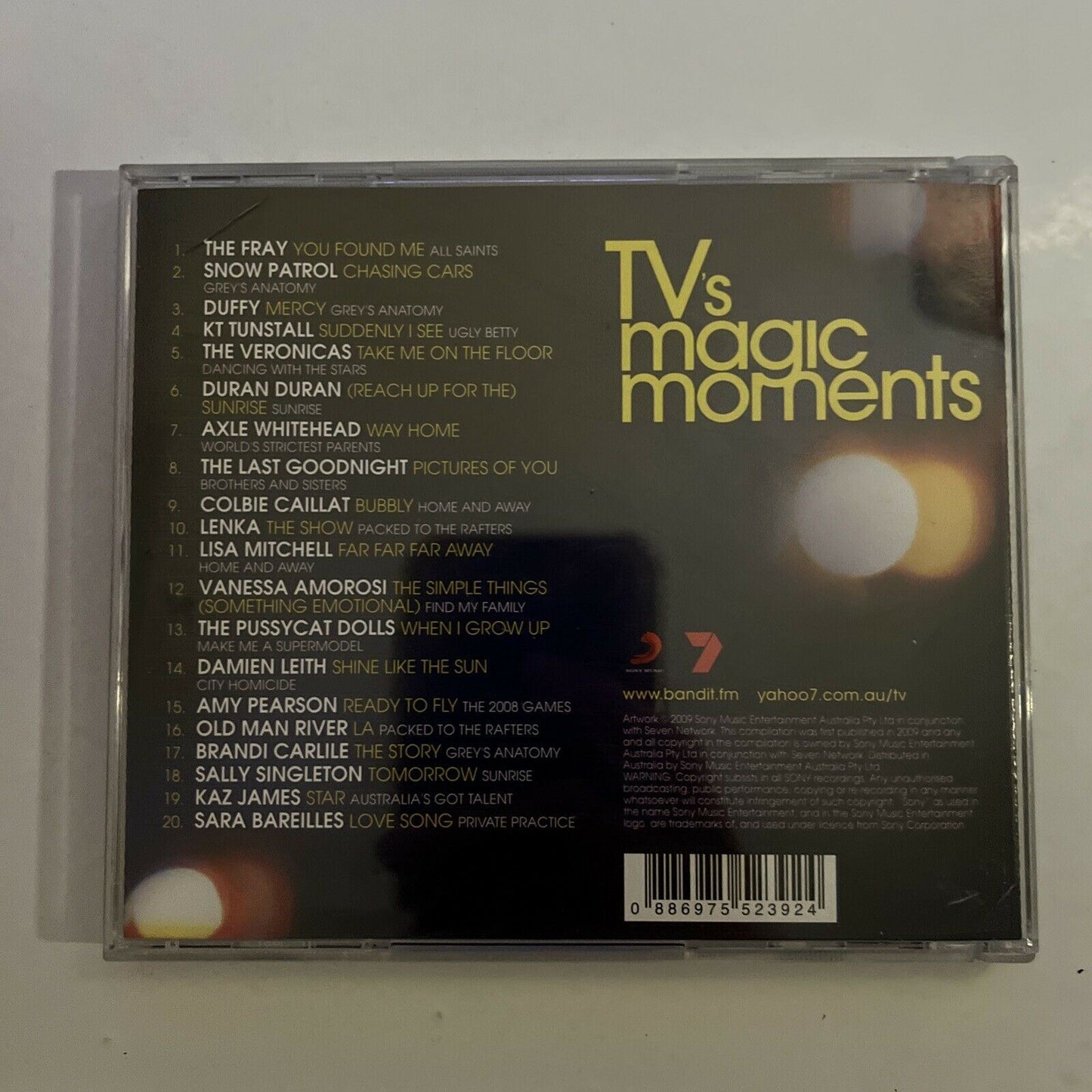 TV's Magic Moments (CD, 2009) Album