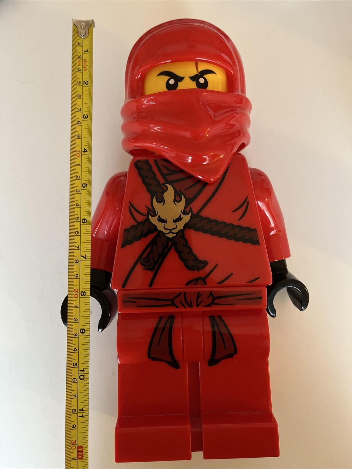 LEGO Ninjago Money Bank 2012 13.5 inch Missing Lid 34cm