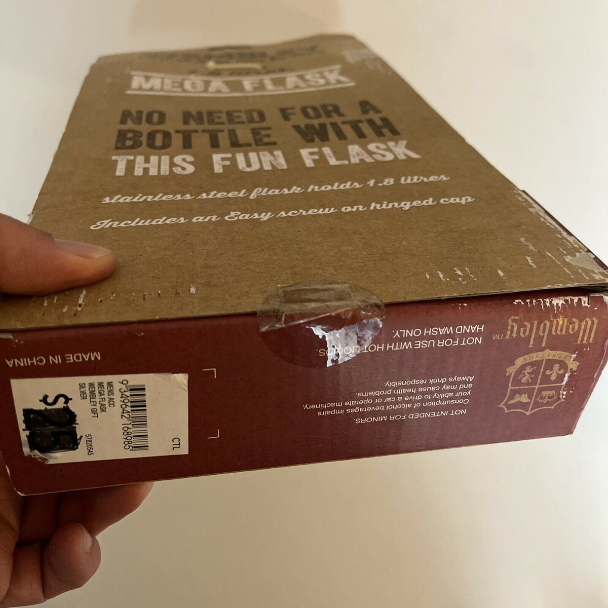 Wembley Mega Flask 1.8L Stainless Steel – Retro Unit