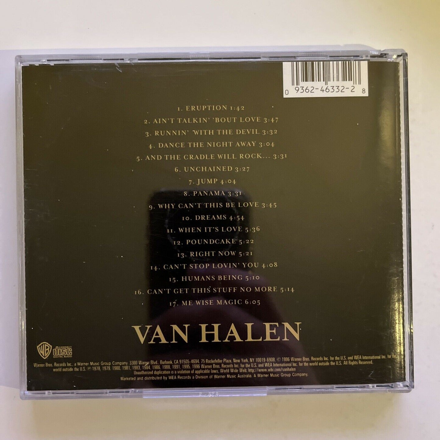 Best of Van Halen, Vol. 1 by Van Halen (CD, 1996) Album