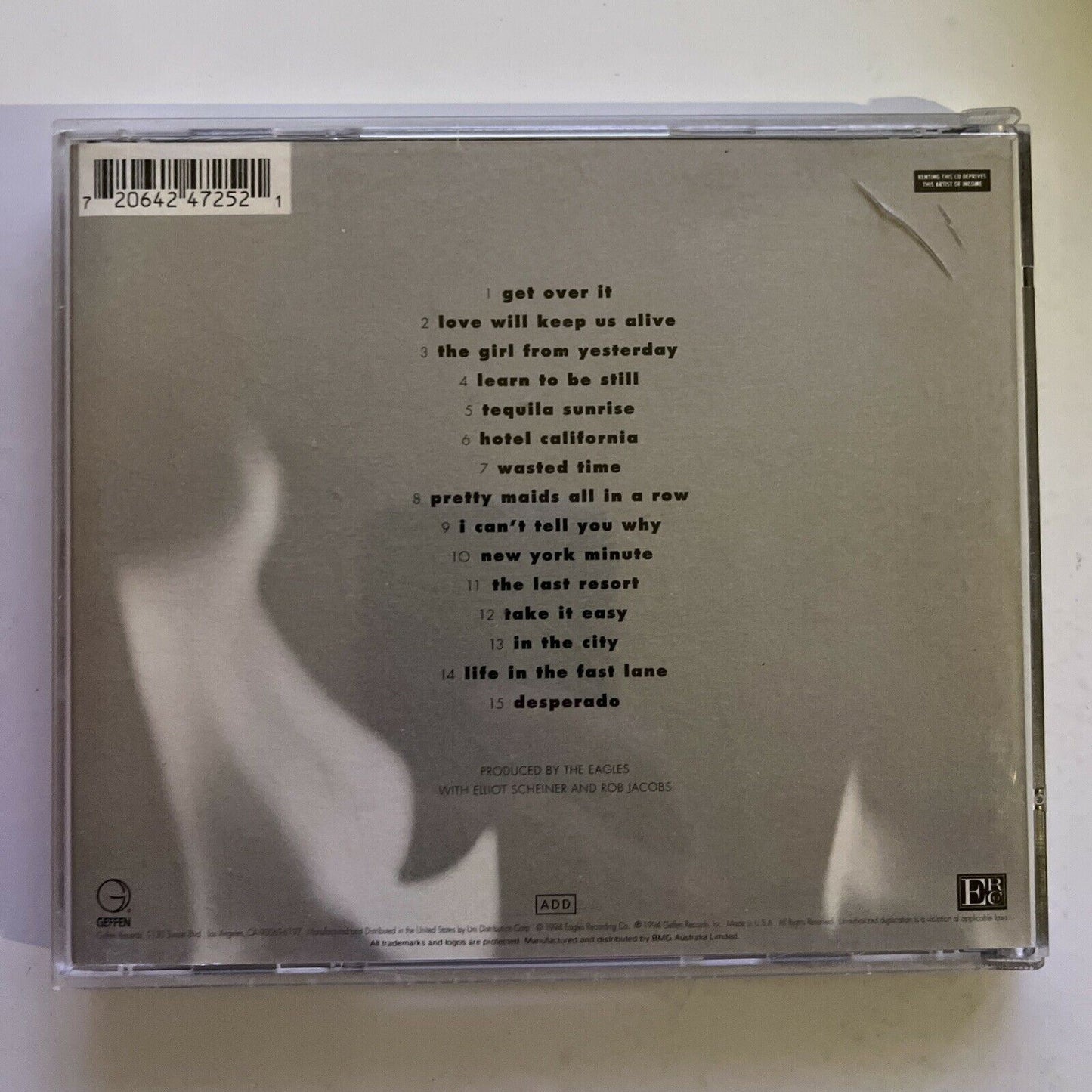 Eagles – Hell Freezes Over (CD, 1994) Album