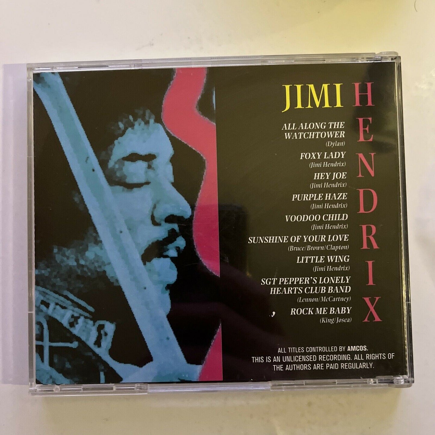 Jimi Hendrix Concert Live CD Album