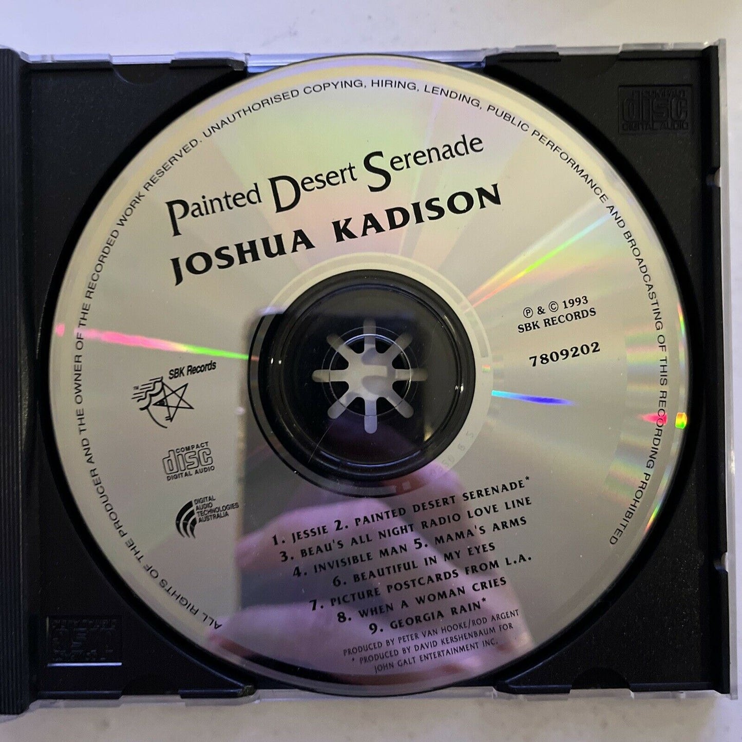 Joshua Kadison – Painted Desert Serenade (CD, 1993) Album