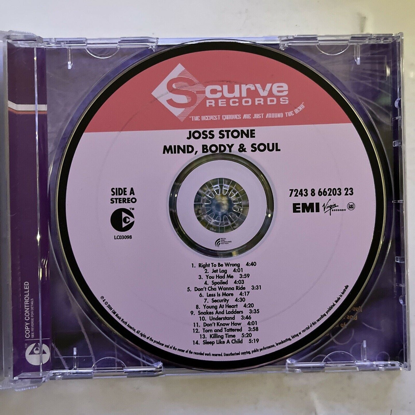 Joss Stone – Mind Body & Soul (CD, 2004) Album