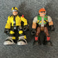 2x Rescue Heroes Mattel 2001 Action Figure