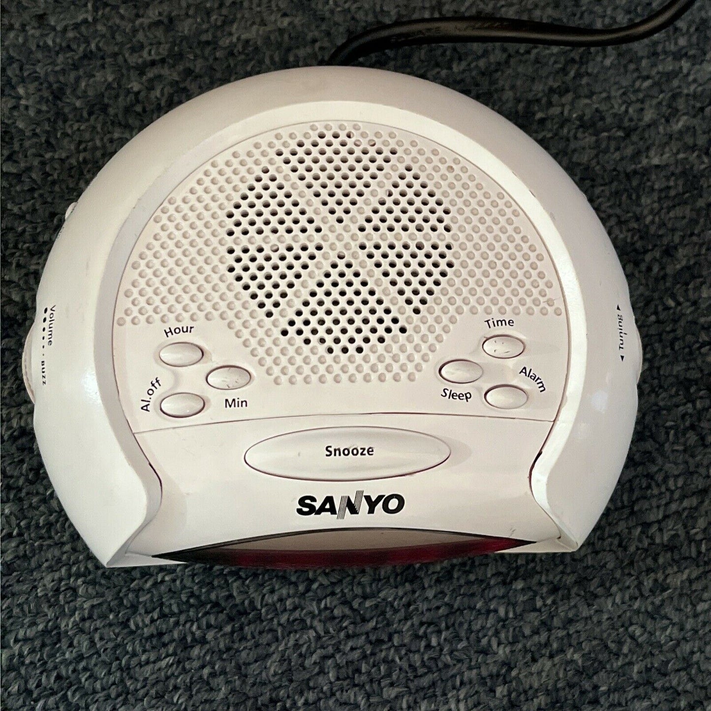 Vintage Sanyo RM-X105 Alarm Clock Radio