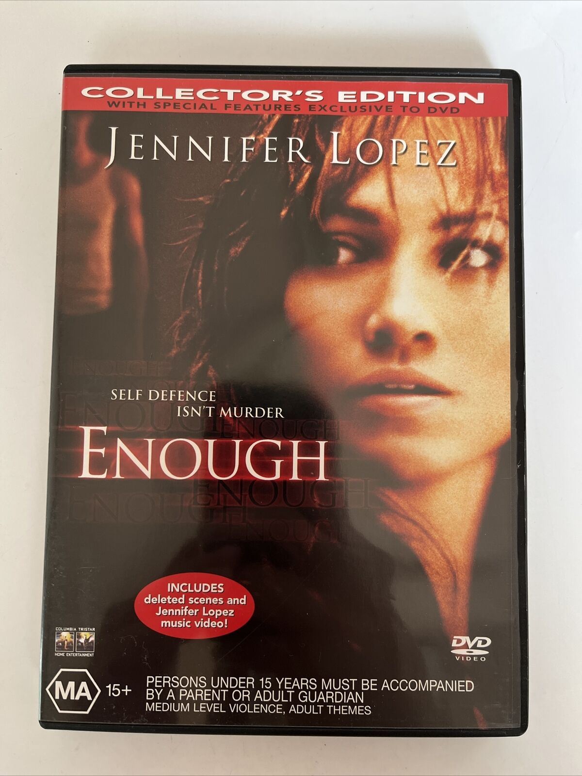 Enough (DVD, 2002) Jennifer Lopez, Billy Campbell, Juliette Lewis. Region 4