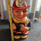 Fireman Talking Cookie Jar 2002 11.5" tall x 6" wide Animated Chief Talk