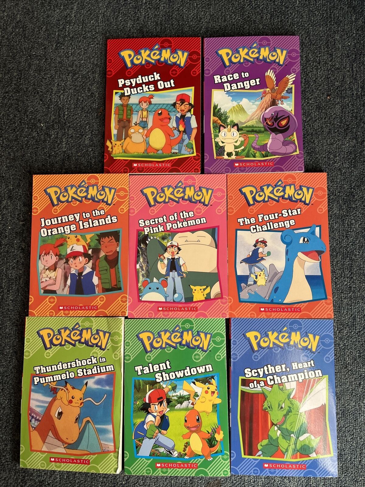 8x Pokemon Bulk Lot Scholastic Books