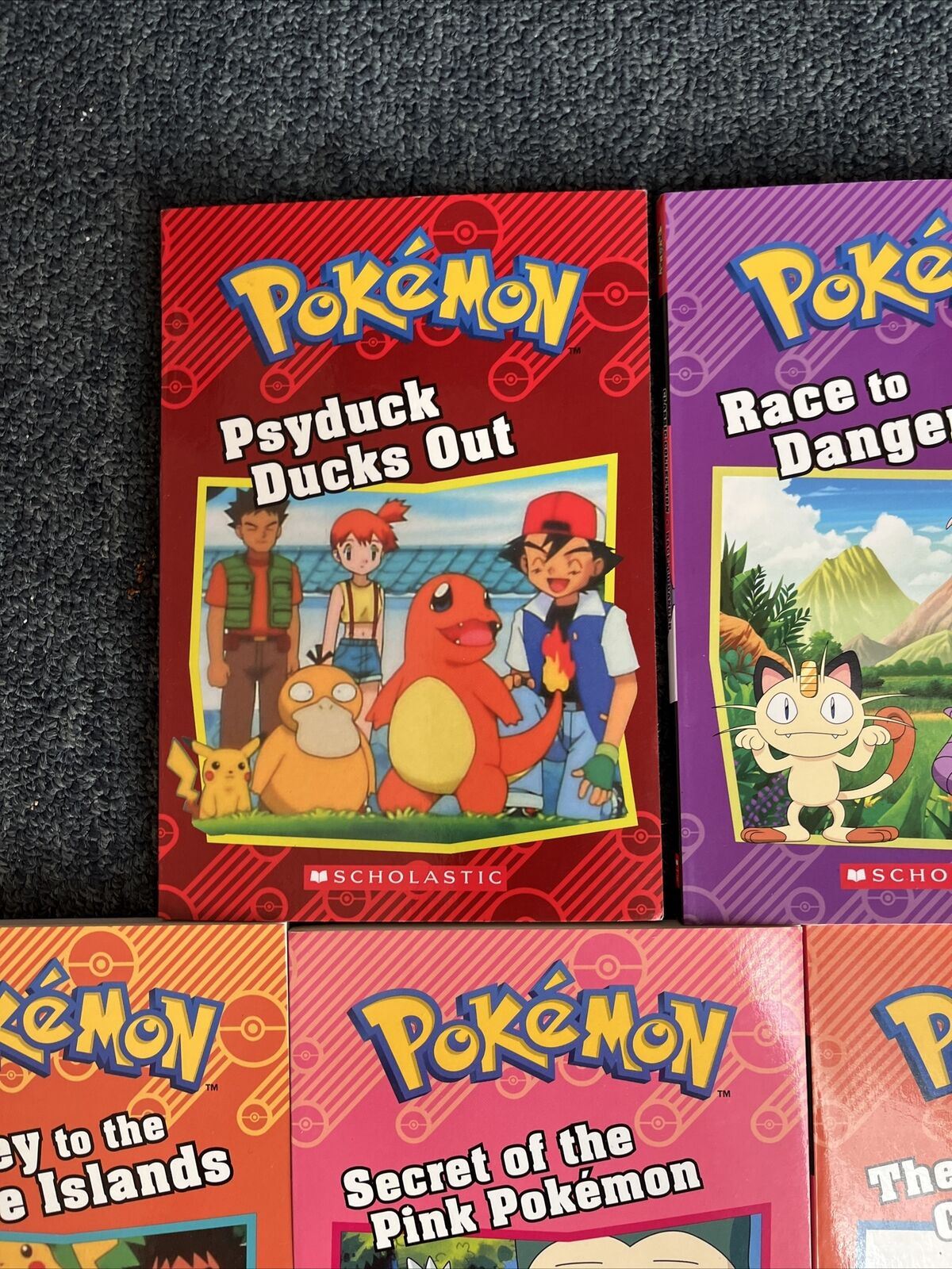 8x Pokemon Bulk Lot Scholastic Books