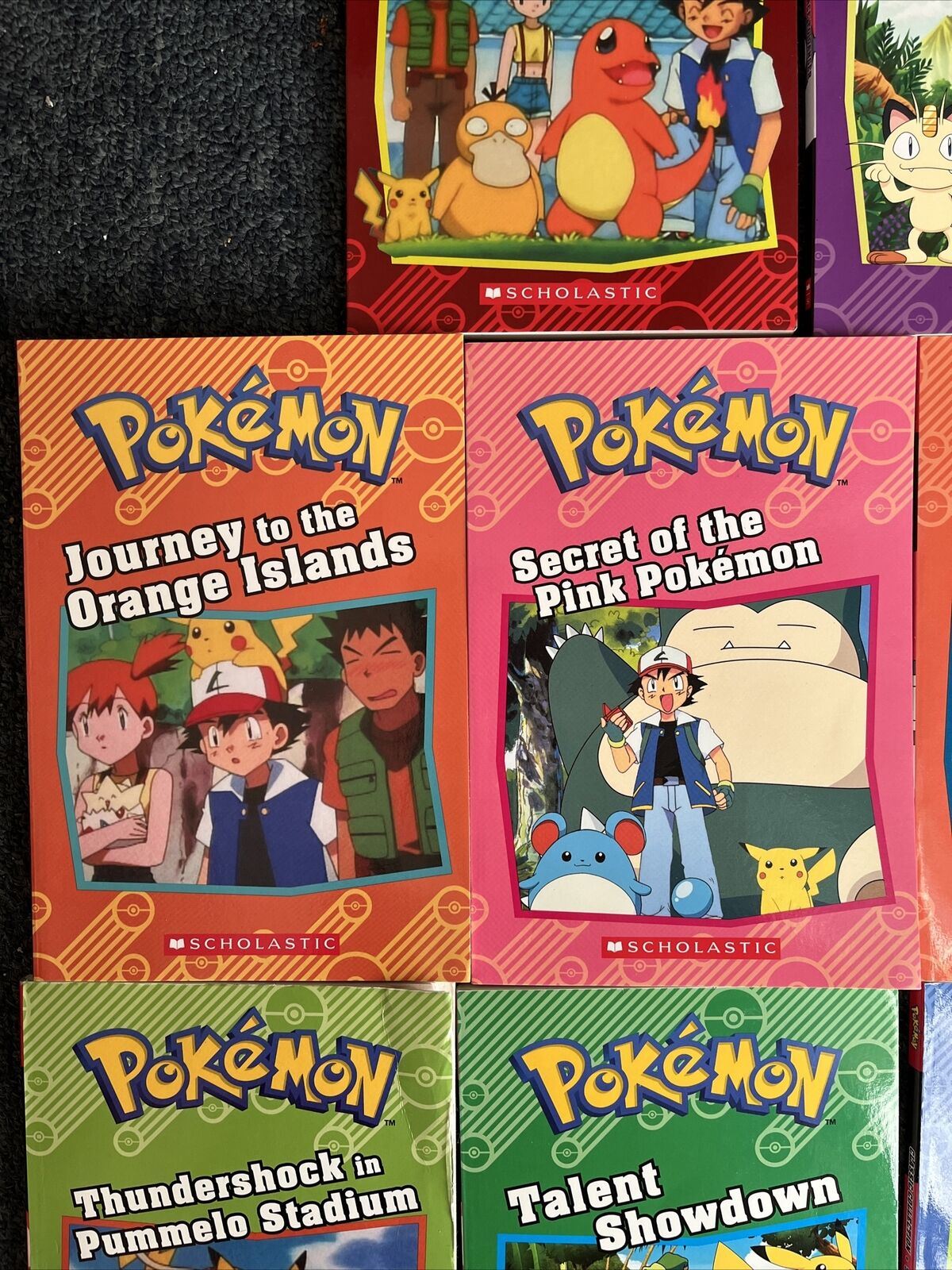 8x Pokemon Bulk Lot Scholastic Books