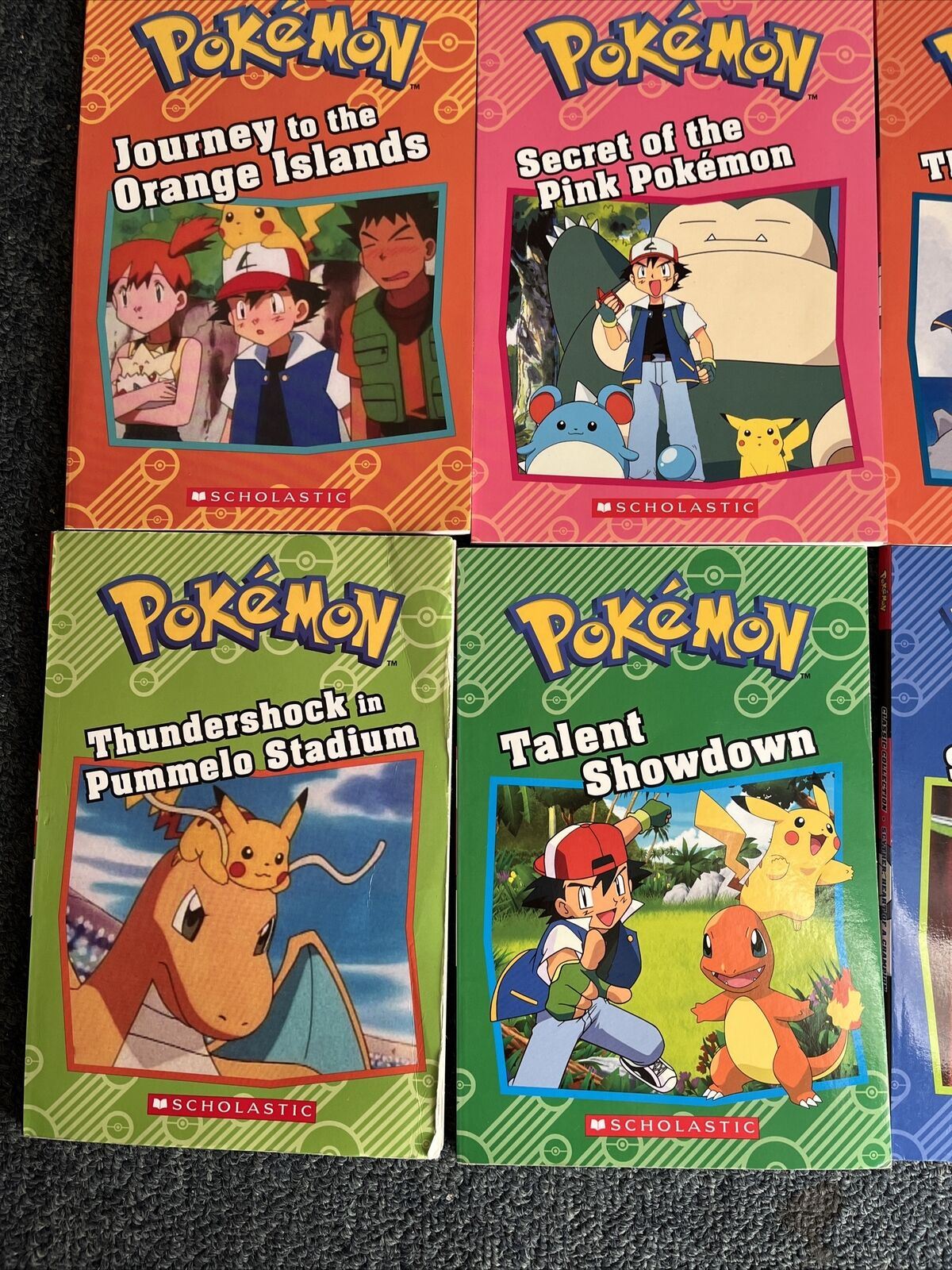 8x Pokemon Bulk Lot Scholastic Books