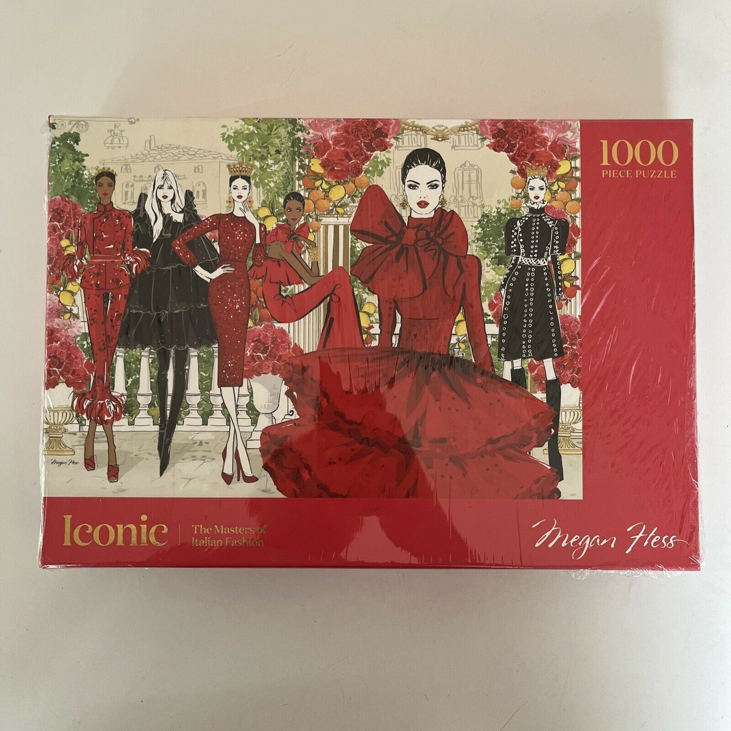 NEW Iconic : The Masters of Italian Fashion By Megan Hess 1000 Jigsaw Puzzle