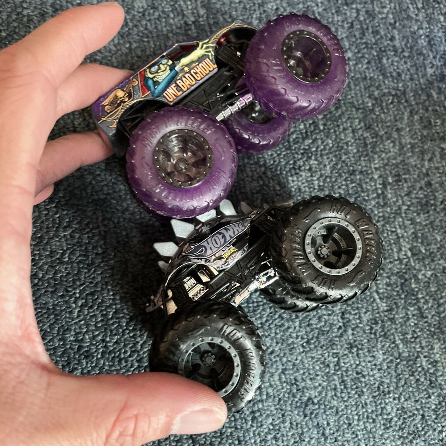 10x lot Assorted Diecast Hot Wheels Mattel Monster Jam Monster Truck