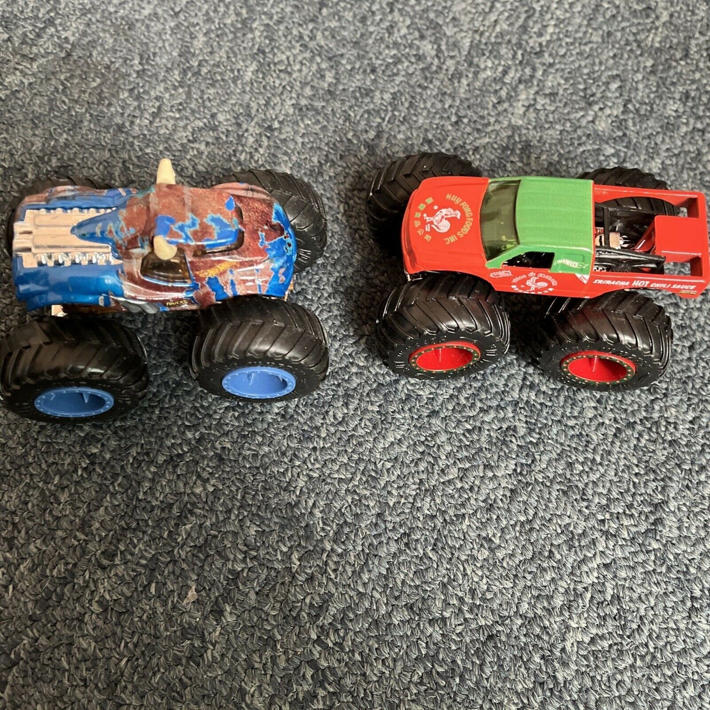 10x lot Assorted Diecast Hot Wheels Mattel Monster Jam Monster Truck