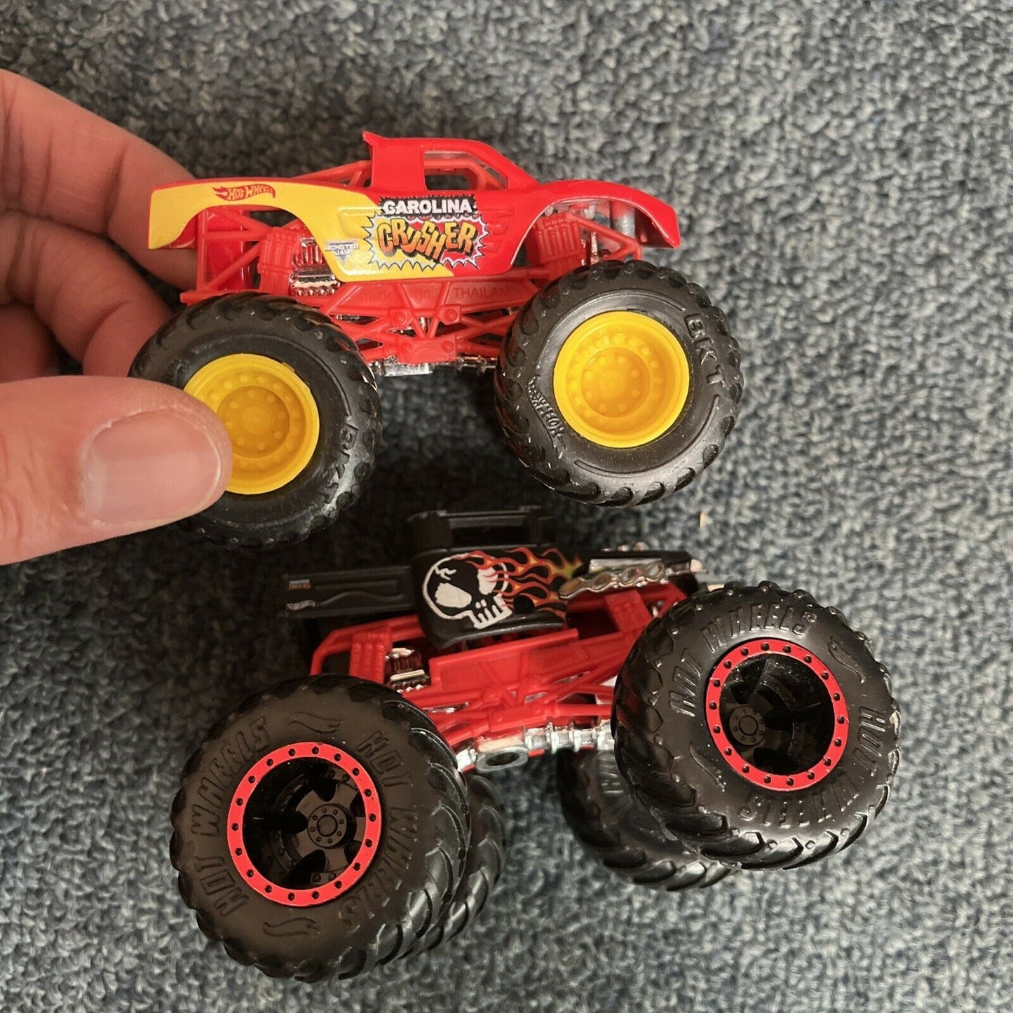 10x lot Assorted Diecast Hot Wheels Mattel Monster Jam Monster Truck