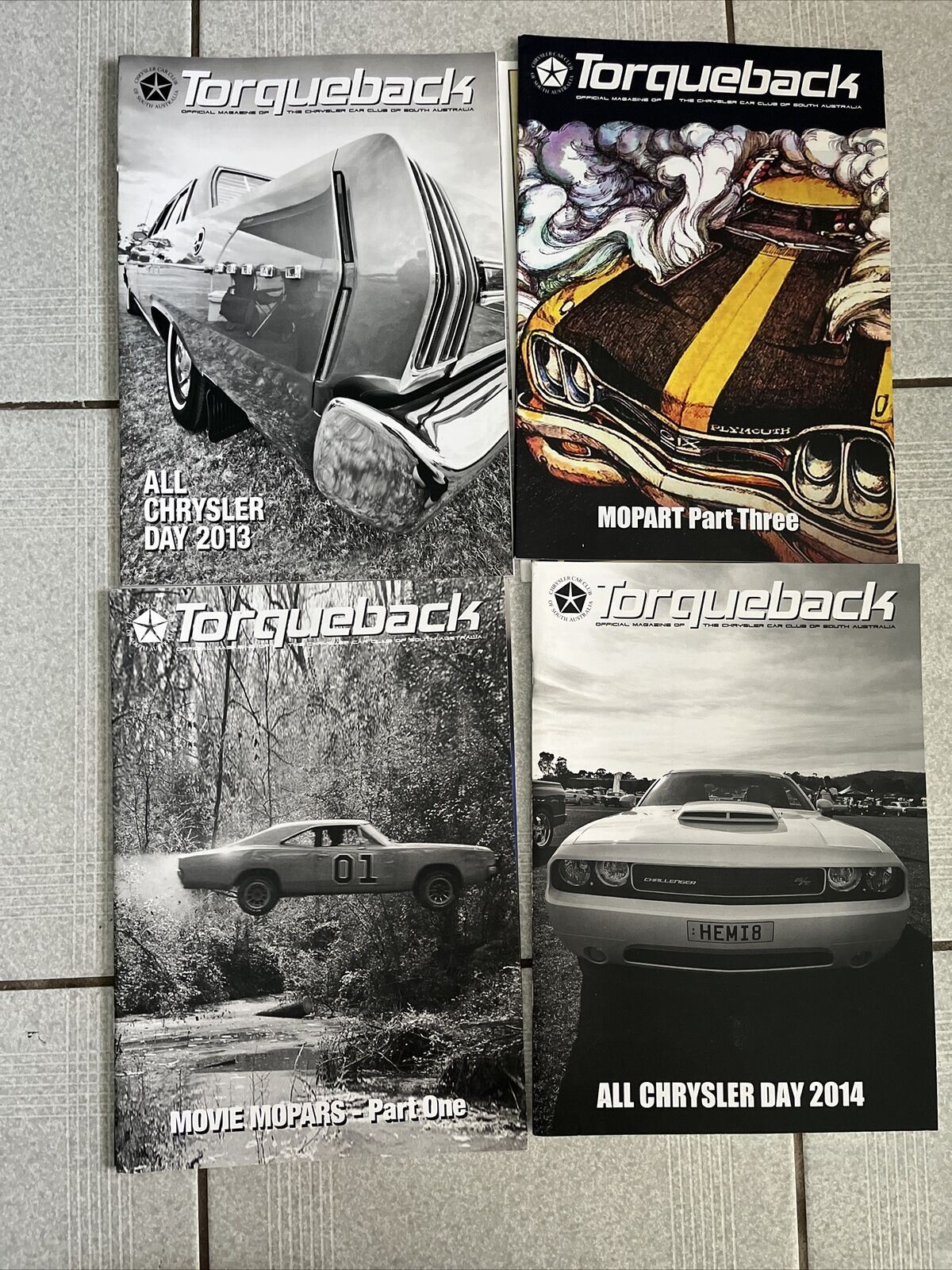 24x Bulk Lot Torqueback Official Chrysler Car Magazine SA