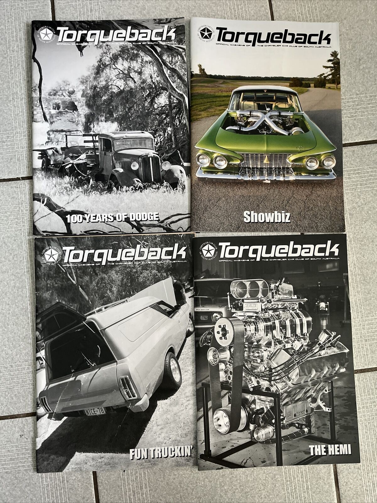 24x Bulk Lot Torqueback Official Chrysler Car Magazine SA