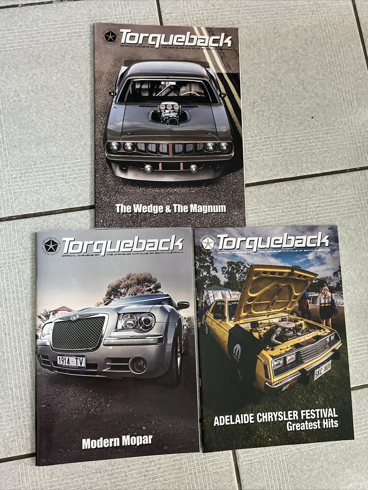 24x Bulk Lot Torqueback Official Chrysler Car Magazine SA