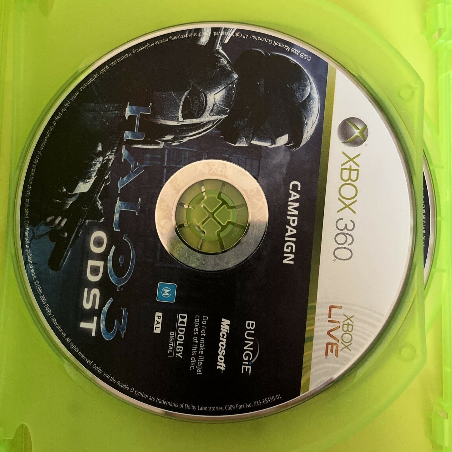 Halo 3 ODST - Microsoft XBOX 360 Game PAL with Manual