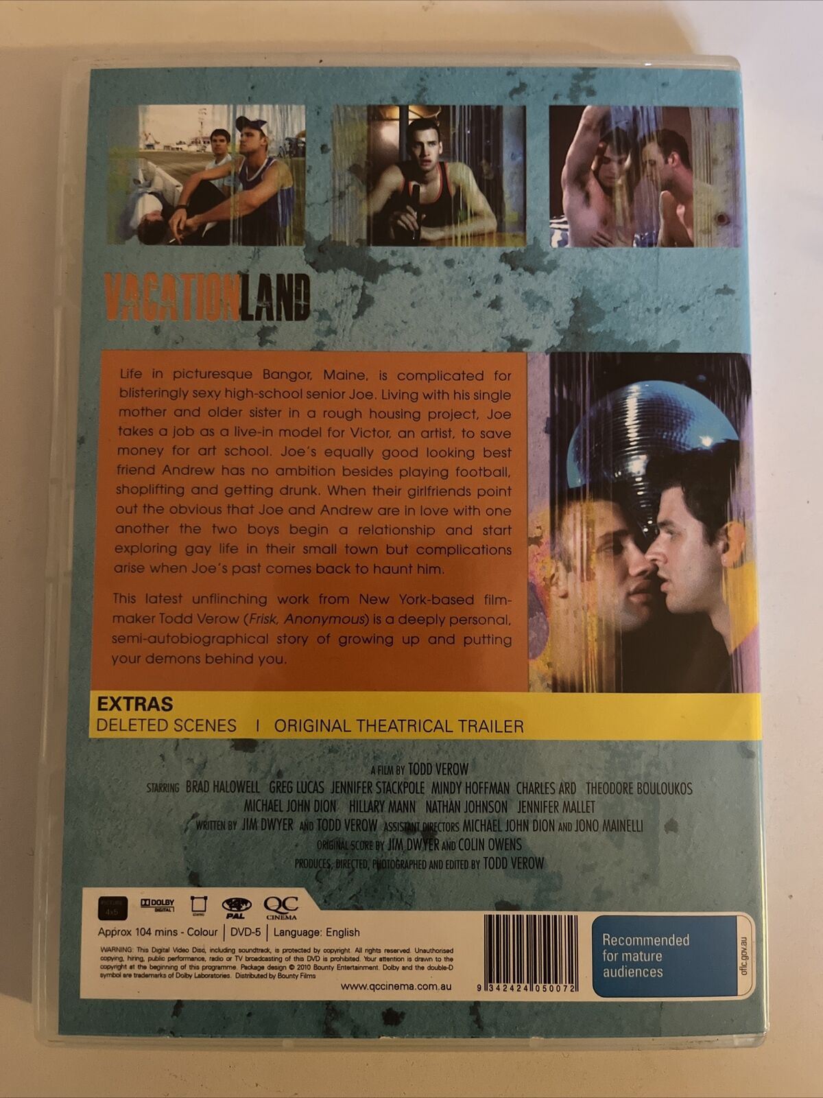 Vacationland (DVD, 2006) Brad Hallowell, Gregory J. Lucas. LGBT Film Region 4