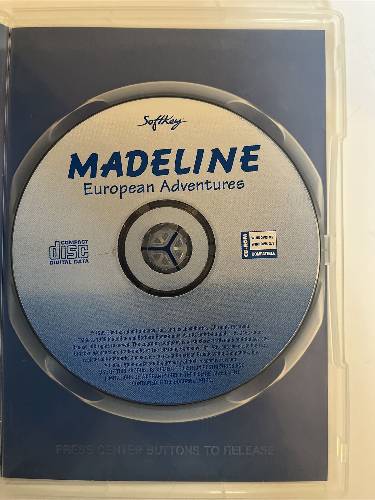 Madeline European Adventures - PC Windows Game. Learn French