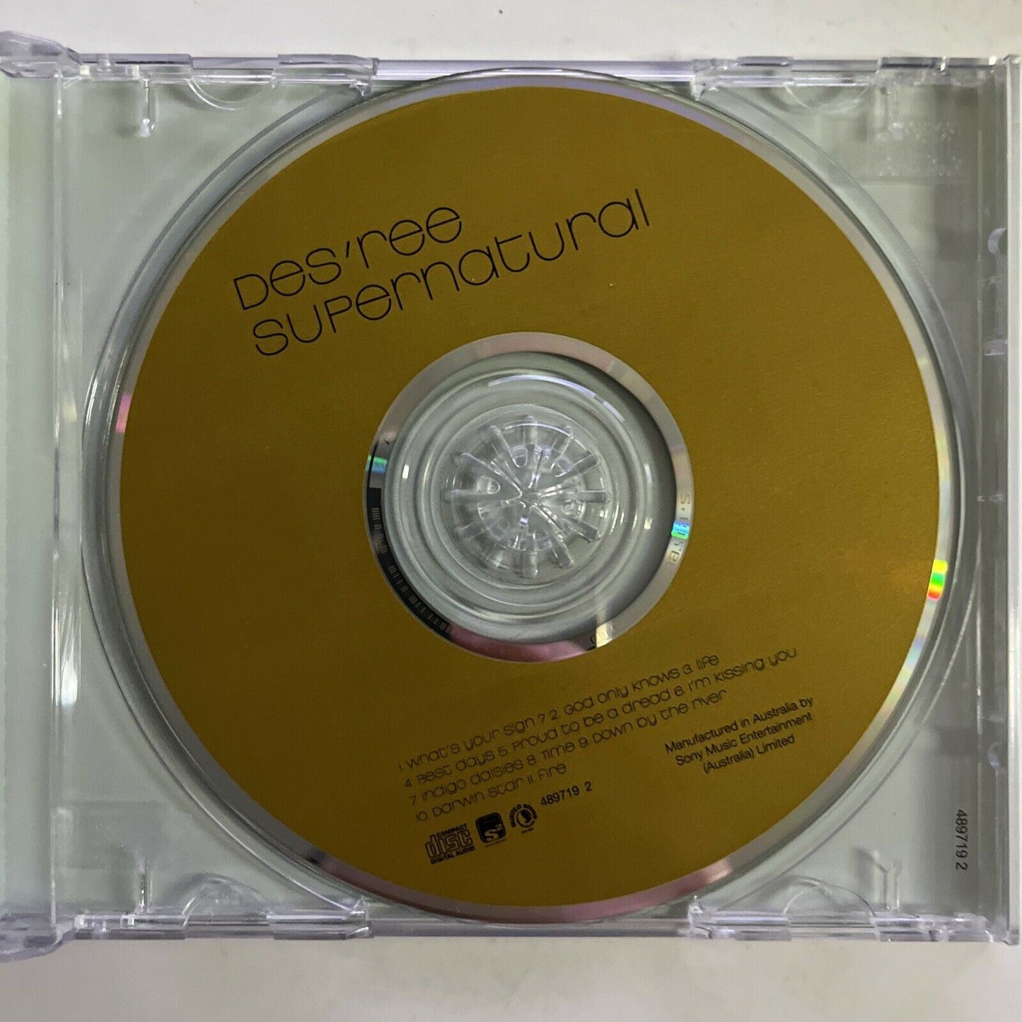 Des'ree ‎– Supernatural CD Sony Music 1998 Album