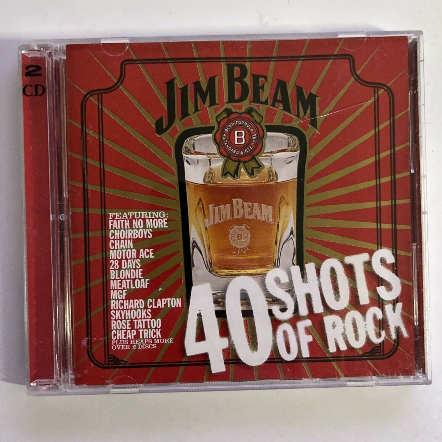 Jim Beam - 40 Shots Of Rock (CD, 2-Disc Set, 2003) Album