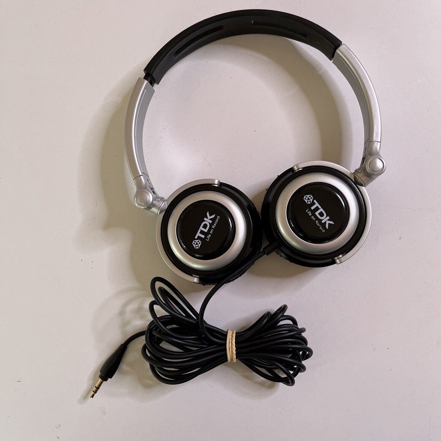 TDK Stereo Headphones 2.5m Long Length cord 3.5mm Jack