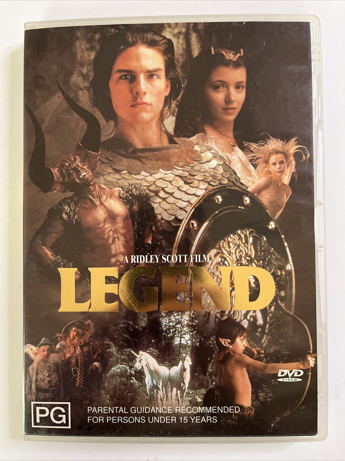 Legend Dvd 1985 Tom Cruise Mia Sara Tim Curry Region 4 Retro Unit