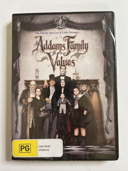 *New Sealed* Addams Family Values (DVD,1993) Anjelica Huston, Raul Julia Region4