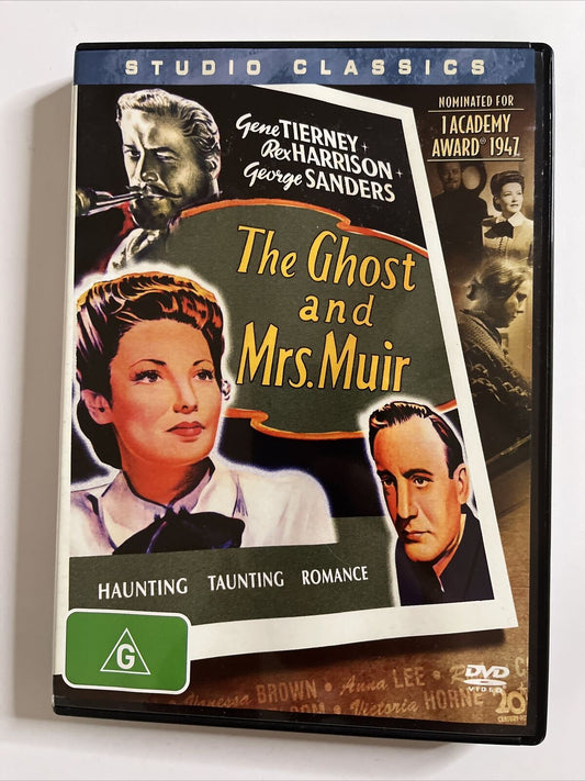 The Ghost And Mrs. Muir (DVD, 1947) Gene Tierney, Rex Harrison. NEW Region 4