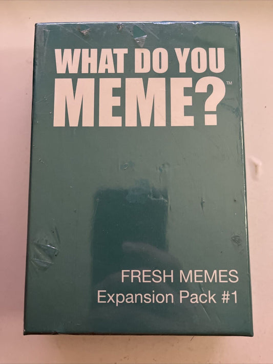 *New Sealed* What Do You Meme? Fresh Memes Expansion Pack 1