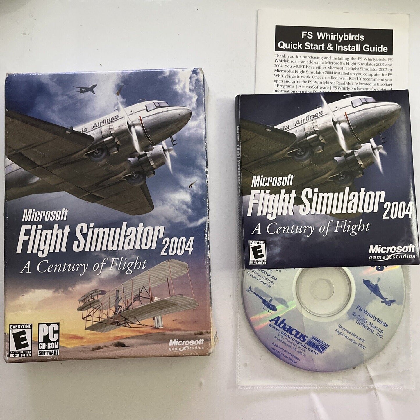 MICROSOFT FLIGHT SIMULATOR 2004: A Century of Flight (PC: Windows, 2003 MICROSOFT FLIGHT SIMULATOR 2004: A Century of Flight (PC: Windows, 2003