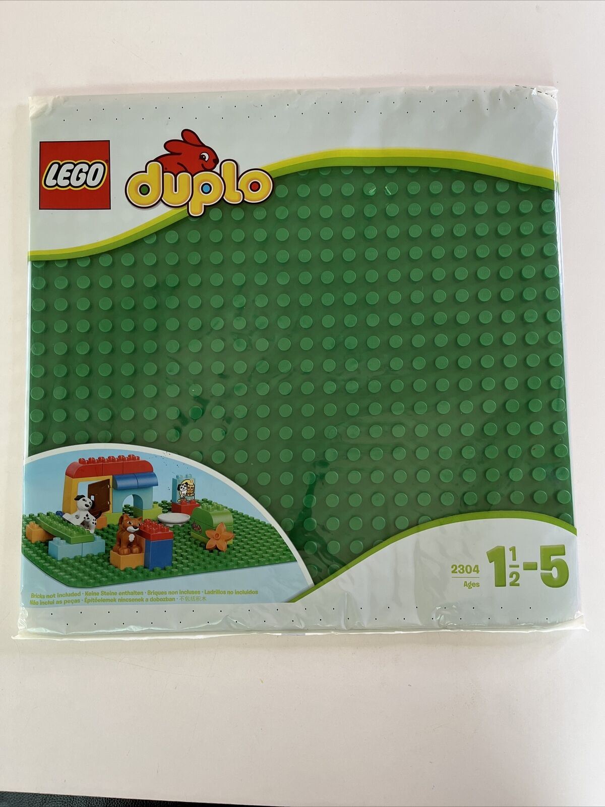 LEGO DUPLO Large Green Building Plate 2304