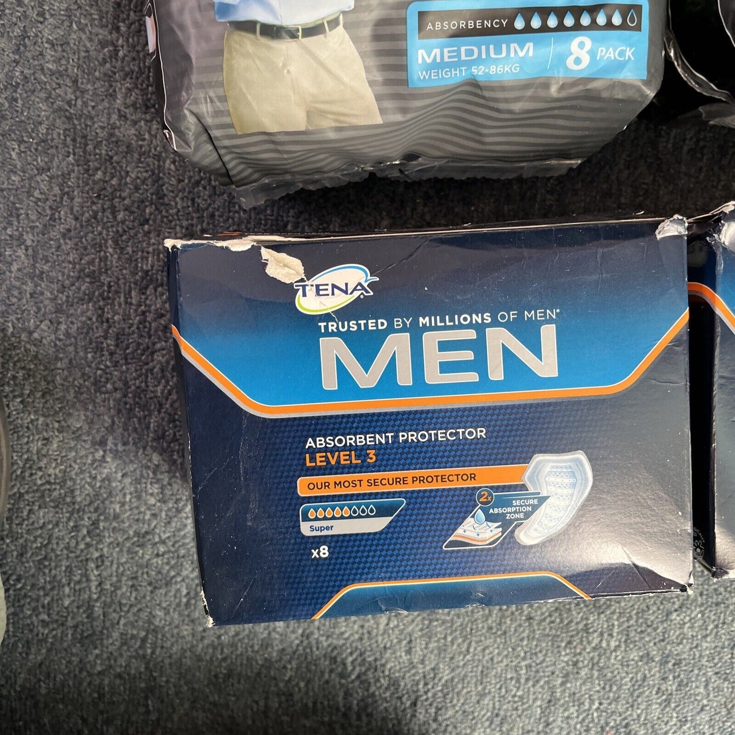 40x men Depend Protective Underwear Medium Fast Absorption Discreet Fit