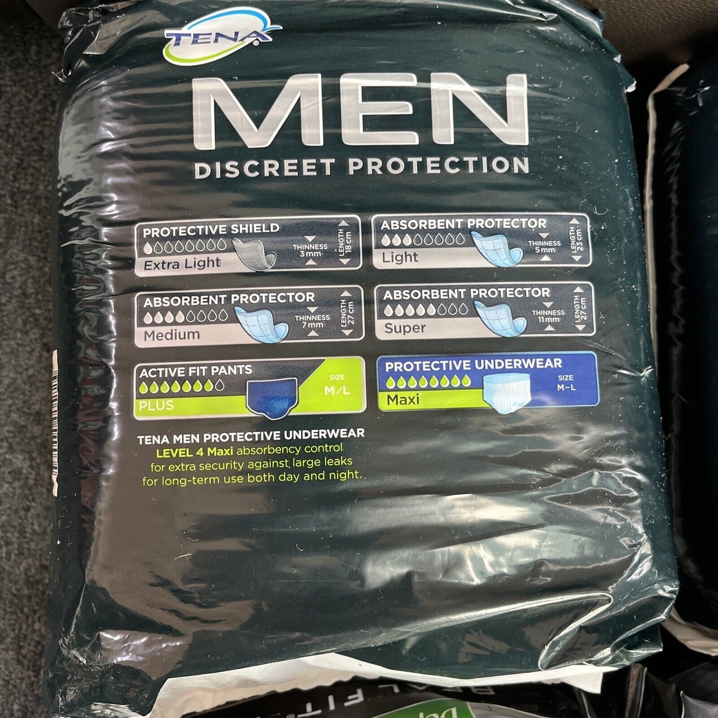 40x men Depend Protective Underwear Medium Fast Absorption Discreet Fit