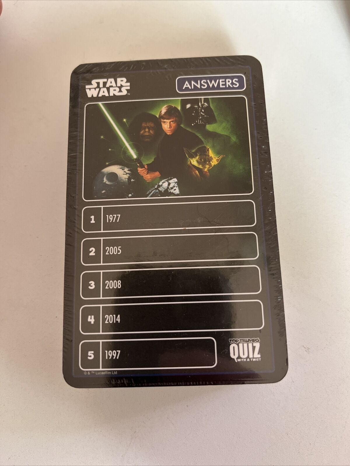 Top Trumps Star Wars Quiz