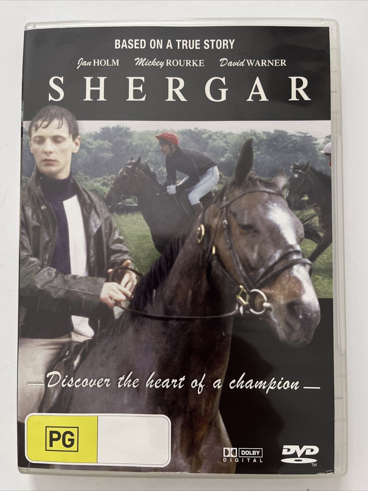 Shergar (DVD, 1999) Ian Holm, Mickey Rourke, David Warner. NEW Region 4