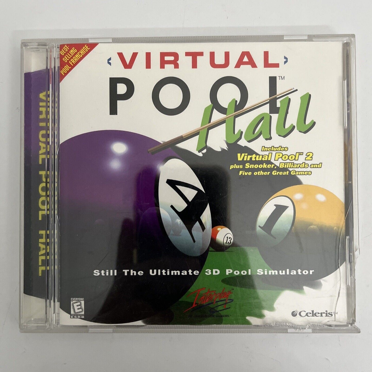 Virtual Pool Hall - PC Windows Vintage Retro Game