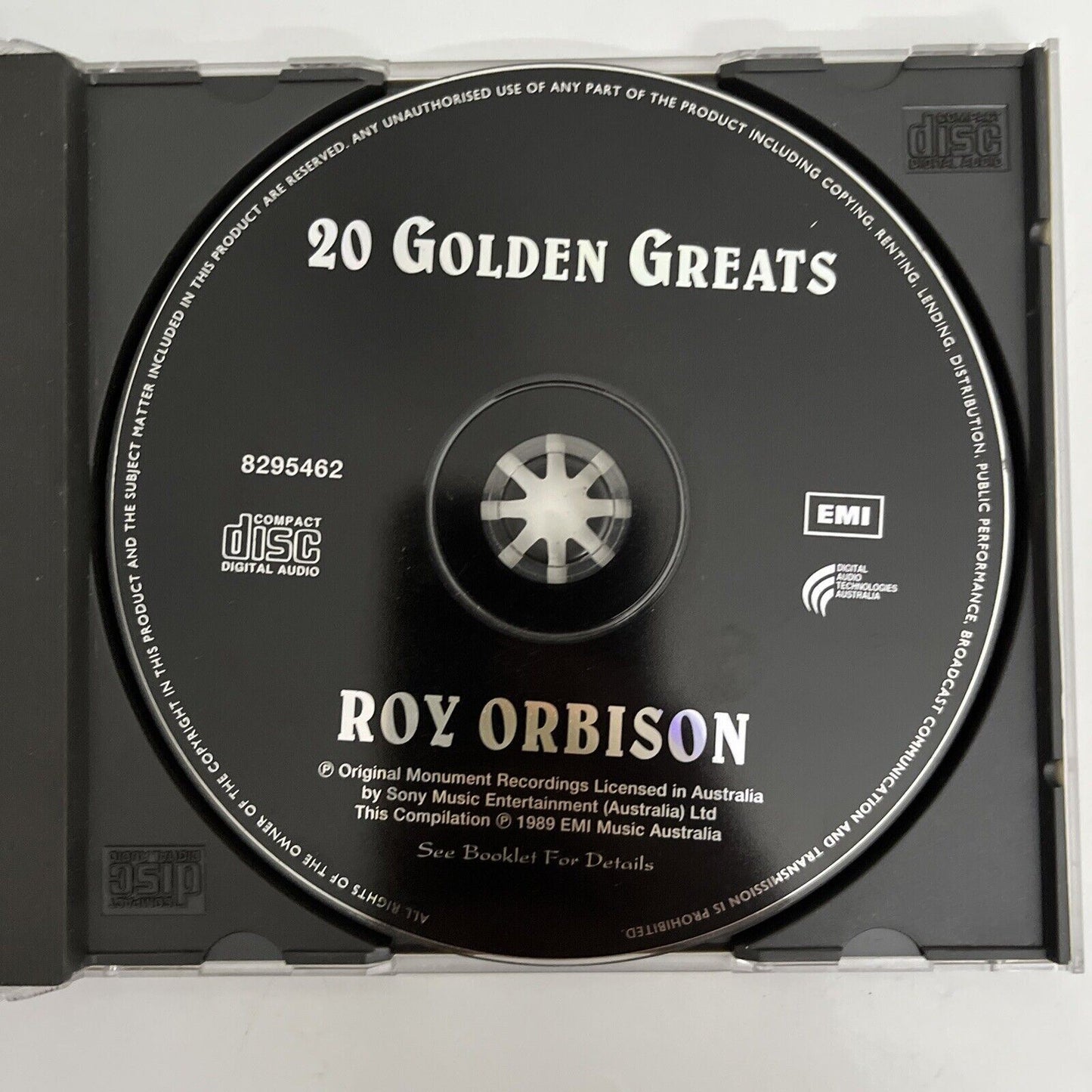 Roy Orbison – 20 Golden Greats (CD, 2003) Album