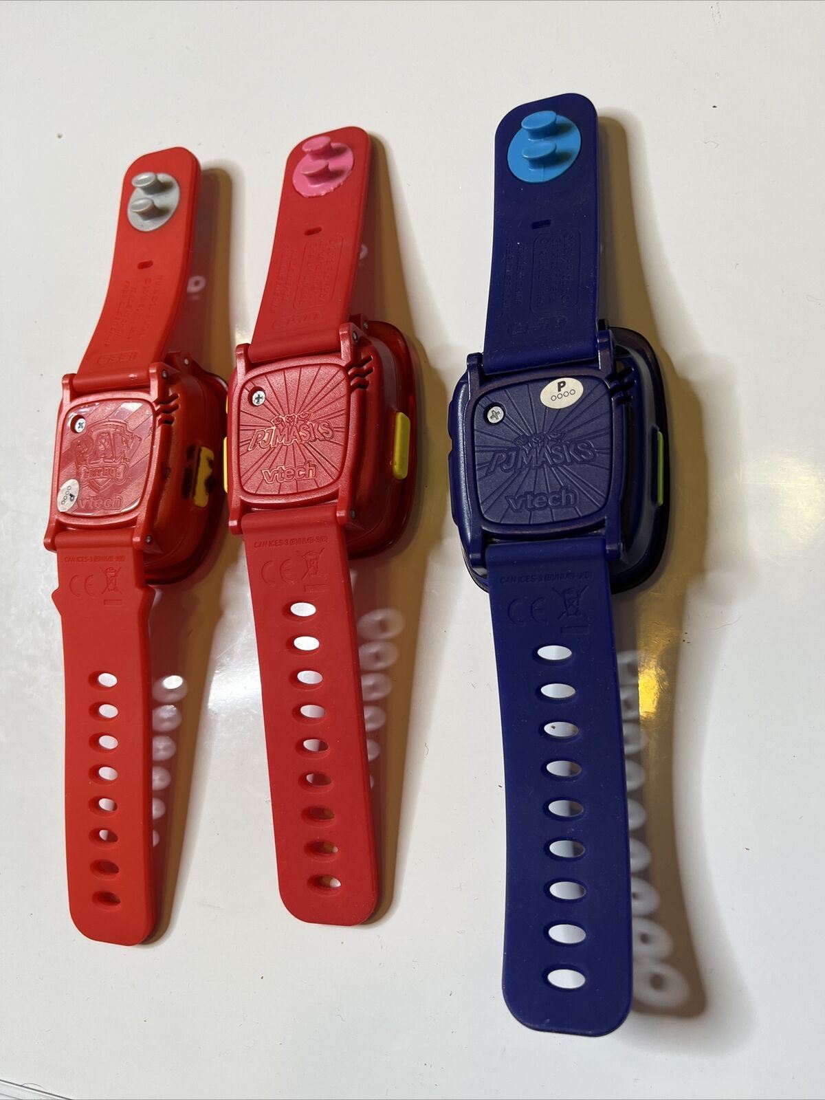 3x PJ Masks + Paw Patrol Learning Watches with 4 in-built games