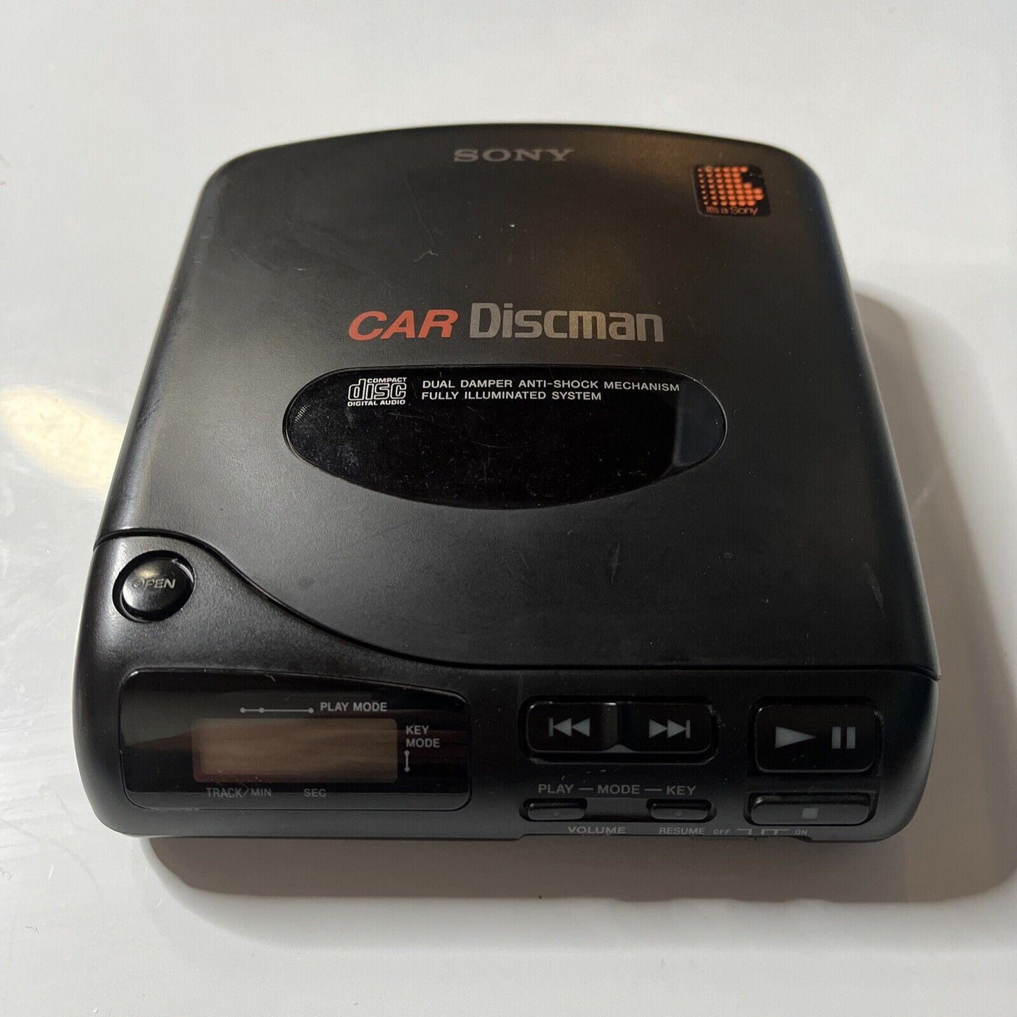Vintage Sony Car Discman Walkman D-800K CD Player Anti-Shock 1989
