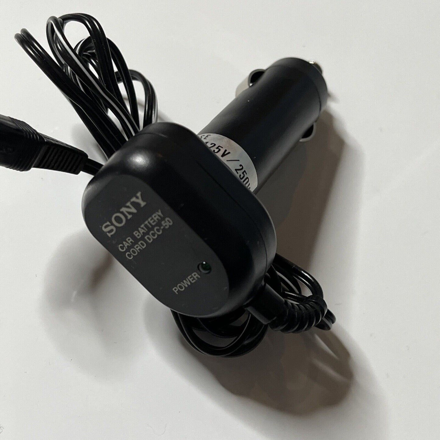 Genuine Sony Car Battery Cord DCC-50 Cig Charger Power Supply For Sony Discman