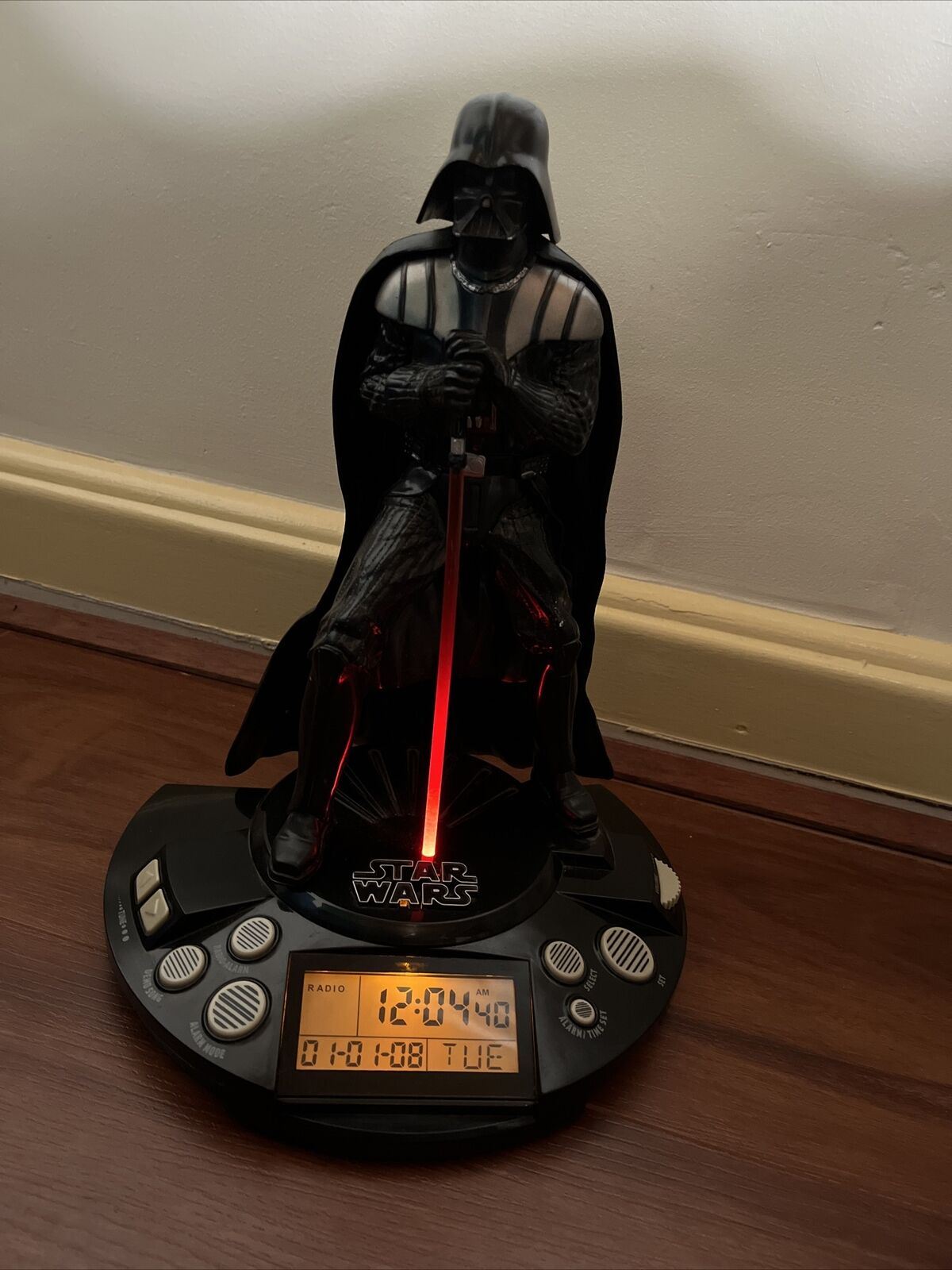 Star Wars Darth Vader Alarm Clock Radio 15200 2013 Retro Unit