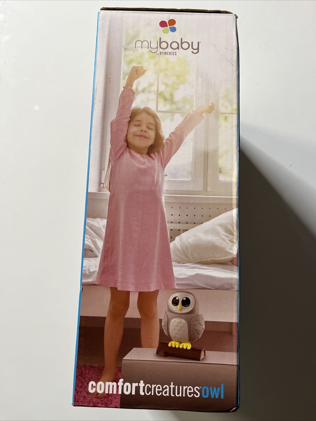My Baby Homedics Nightlight Owl Sleep Night Light Toddler Kids Bedside Lamp