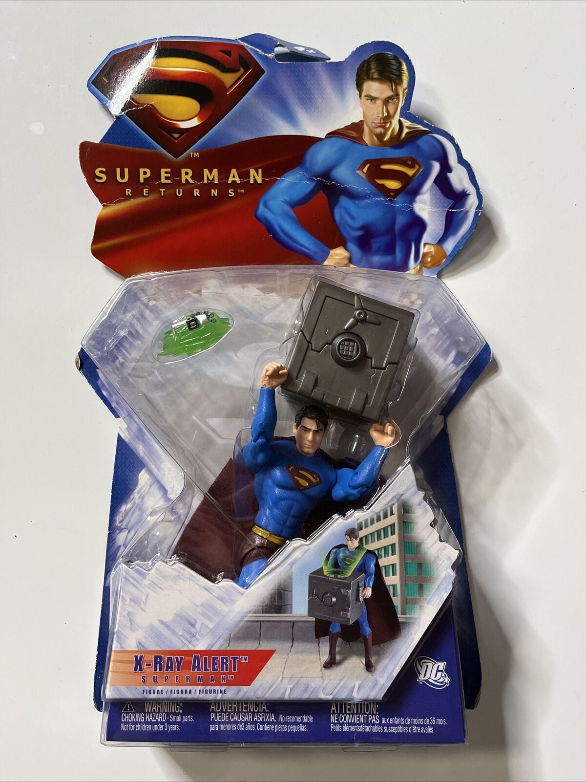 Superman Returns X-ray Alert Action Figure Mattel DC Universe 2006